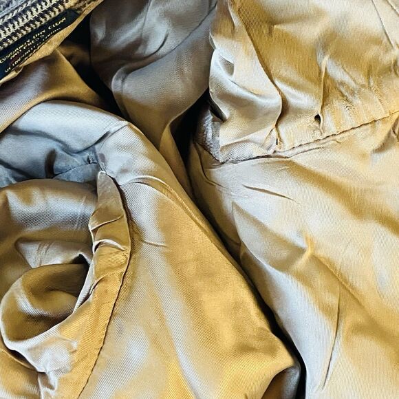 Regent Clothes Vintage Sport Coat Glen Plaid Windowpane Brown 42 43 44 Academia - Picture 11 of 15